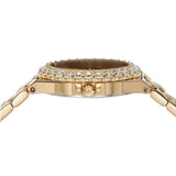 Michael Kors Lennox Quartz Green Dial Gold Steel Strap Watch For Women - MK7395 Authentic Buy Shop Now