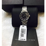 Marc Jacobs Blade Black Dial Silver Steel Strap Watch for Women - MBM8672 Authentic Buy Shop Now