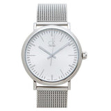 Calvin Klein Surround Silver Dial Silver Mesh Bracelet Watch for Men - K3W21126 Authentic Buy Shop Now