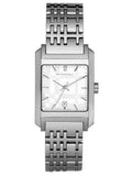 Burberry Nova Check Square White Dial Silver Steel Strap Watch for Women - BU1572 Authentic Buy Shop Now