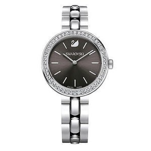 Swarovski Daytime Rhinestone Grey Dial Silver Steel Strap Watch for Women - 5213681 Authentic Buy Shop Now