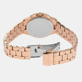 Michael Kors Lennox Analog Pink Dial Rose Gold Steel Strap Watch For Women - MK7396 Authentic Buy Shop Now