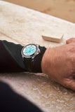Breitling Superocean Automatic 44 Turquoise Dial Black Rubber Strap Watch for Men - A17376211L2S1 Authentic Buy Shop Now