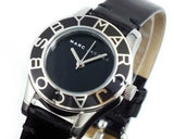 Marc Jacobs Blade Black Dial Black Leather Strap Watch for Women - MBM1082 Authentic Buy Shop Now