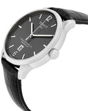 Tissot Chemin Des Tourelles Powermatic 80 Black Dial Black Leather Strap Watch For Men - T099.407.16.447.00 Authentic Buy Shop Now