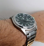 Citizen Eco Drive Urban Black Dial Silver Stainless Steel Watch For Men - AW0020-59EB Authentic Buy Shop Now
