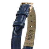 Hugo Boss Ambassador Chronograph Blue Dial Blue Leather Strap Watch For Men - HB1513320 Authentic Buy Shop Now