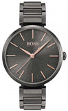 Hugo Boss Allusion Quartz Grey Dial Grey Steel Strap Watch For Men - 1502416 Authentic Buy Shop Now