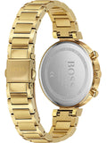 Hugo Boss Grand Course Gold Dial Gold Steel Strap Watch for Women - 1502584 Authentic Buy Shop Now
