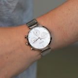 Hugo Boss Flawless Silver Dial Silver Mesh Bracelet Watch for Women -1502551 Authentic Buy Shop Now