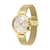 Hugo Boss Flawless White Dial Gold Mesh Bracelet Watch for Women - 1502552 Authentic Buy Shop Now