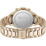 Hugo Boss Hera Blue Dial Gold Steel Strap Watch for Women - 1502566 Authentic Buy Shop Now
