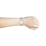 Hugo Boss Signature Silver Dial Two Tone Steel Strap Watch for Women - 1502567 Authentic Buy Shop Now
