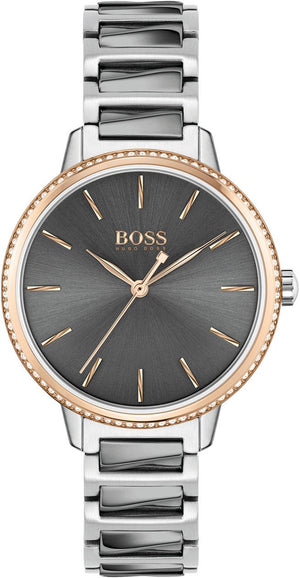 Hugo Boss Signature Grey Dial Silver Steel Strap Watch for Men - 1502569 Authentic Buy Shop Now