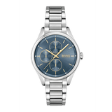 Hugo Boss Grand Course Blue Dial Silver Steel Strap Watch for Women - 1502583 Authentic Buy Shop Now