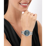 Hugo Boss Grand Course Blue Dial Silver Steel Strap Watch for Women - 1502583 Authentic Buy Shop Now