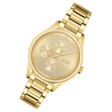 Hugo Boss Grand Course Gold Dial Gold Steel Strap Watch for Women - 1502584 Authentic Buy Shop Now