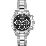 Hugo Boss Novia Black Dial Silver Steel Strap Watch for Women - 1502614 Authentic Buy Shop Now