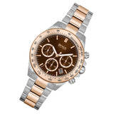 Hugo Boss Novia Brown Dial Two Tone Steel Strap Watch for Women - 1502617 Authentic Buy Shop Now