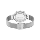 Hugo Boss Flawless Pink Dial Silver Mesh Bracelet Watch for Women - 1502625 Authentic Buy Shop Now