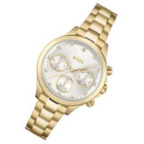Hugo Boss Hera White Dial Gold Steel Strap Watch for Women - 1502628 Authentic Buy Shop Now