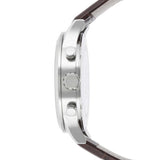 Hugo Boss Aeroliner Chronoraph White Dial Brown Leather Strap Watch For Men - HB1512447 Authentic Buy Shop Now
