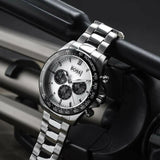 Hugo Boss Ikon White Dial Silver Steel Strap Watch for Men - 1512964 Authentic Buy Shop Now