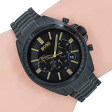 Hugo Boss Driver Black Dial Black Steel Strap Watch for Men - 1513277 Authentic Buy Shop Now