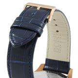 Hugo Boss Ambassador Chronograph Blue Dial Blue Leather Strap Watch For Men - HB1513320 Authentic Buy Shop Now