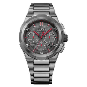 Hugo Boss Supernova Grey Dial Grey Steel Strap Watch for Men - 1513361 Authentic Buy Shop Now