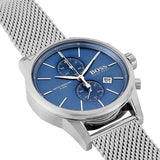 Hugo Boss Jet Blue Dial Silver Mesh Bracelet Watch for Men - 1513441 Authentic Buy Shop Now