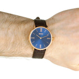 Hugo Boss Jackson Blue Dial Black Leather Strap Watch for Men - 1513371 Authentic Buy Shop Now