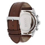 Hugo Boss Navigator White Dial Brown Leather Strap Watch for Men - 1513495 Authentic Buy Shop Now