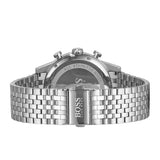 Hugo Boss Navigator Chronograph Blue Dial Silver Steel Strap Watch for Men - 1513498 Authentic Buy Shop Now