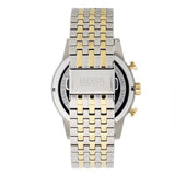 Hugo Boss Navigator White Dial Two Tone Steel Strap Watch for Men - 1513499 Authentic Buy Shop Now