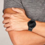 Hugo Boss Horizon Quartz Black Dial Black Mesh Bracelet Watch For Men - 1513542 Authentic Buy Shop Now