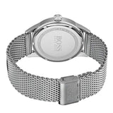 Hugo Boss Legacy Grey Dial Silver Mesh Bracelet Watch for Men - 1513673 Authentic Buy Shop Now