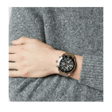 Hugo Boss Ocean Edition Black Dial Gold Mesh Bracelet Watch for Men - 1513703 Authentic Buy Shop Now