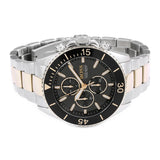 Hugo Boss Ocean Edition Black Dial Two Tone Steel Strap Watch for Men - 1513705 Authentic Buy Shop Now