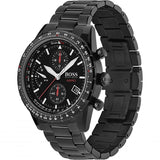 Hugo Boss Aero Black Dial Black Steel Strap Watch for Men - 1513771 Authentic Buy Shop Now