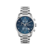 Hugo Boss Skymaster Blue Dial Silver Steel Strap Watch for Men - 1513784 Authentic Buy Shop Now