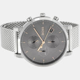 Hugo Boss Integrity Grey Dial Silver Mesh Bracelet Watch for Men - 1513807 Authentic Buy Shop Now
