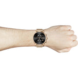 Hugo Boss Integrity Black Dial Gold Mesh Bracelet Watch for Men - 1513808 Authentic Buy Shop Now