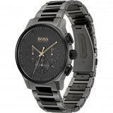 Hugo Boss Peak Black Dial Black Steel Strap Watch for Men - 1513814 Authentic Buy Shop Now
