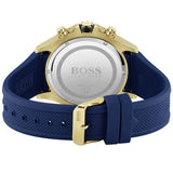 Hugo Boss Globetrotter Blue Dial Blue Silicone Strap Watch for Men - 1513822 Authentic Buy Shop Now