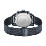 Hugo Boss Skymaster Chronograph Blue Dial Blue Mesh Bracelet Watch for Men - 1513836 Authentic Buy Shop Now