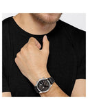 Hugo Boss Aero Chronograph Black Dial Black Leather Strap Watch for Men - 1513770 Authentic Buy Shop Now