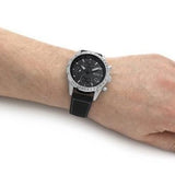 Hugo Boss Pilot Edition Black Dial Black Leather Strap Watch for Men - 1513853 Authentic Buy Shop Now