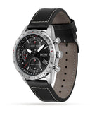 Hugo Boss Pilot Edition Black Dial Black Leather Strap Watch for Men - 1513853 Authentic Buy Shop Now