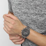 Hugo Boss Distinct Grey Dial Gren Steel Strap Watch for Men - 1513858 Authentic Buy Shop Now